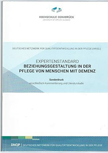 Expertenstandard Beziehungsgestaltung in der Pflege von Menschen mit Demenz