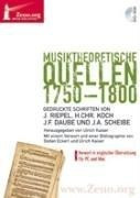 Musiktheoretische Quellen 1750-1800. Für Windows Vista/XP/2000/NT/ME/98 und ab MacOS X 10.3.9