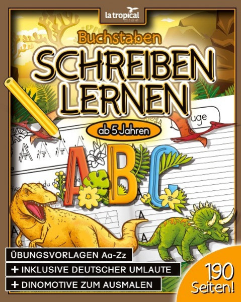 Buchstaben schreiben lernen ab 5 Jahren