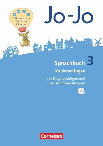 Jo-Jo Sprachbuch|NULL|Allgemeine Ausgabe 2016|3. Schuljahr|NULL|NULL|Kopiervorlagen mit CD-ROM|NULL