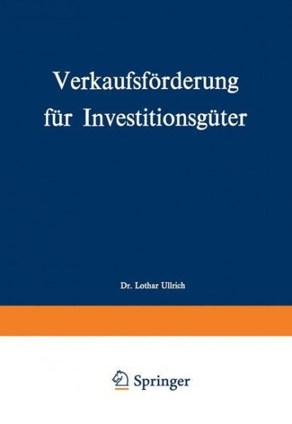 Verkaufsförderung für Investitionsgüter