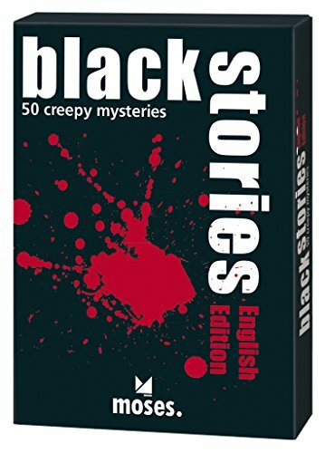 moses. black stories English Edition | 50 rabenschwarze Rätsel | Das Krimi Kartenspiel