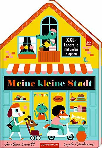 Meine kleine Stadt: XXL-Leporello mit vielen Klappen