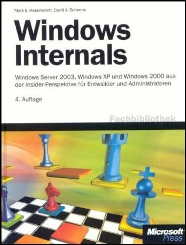 Microsoft Windows Internals, vierte Auflage: Microsoft Windows Server 2003, Windows XP und Windows 2000