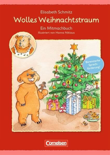 Sprachförderung mit Wolle: Wolles Weihnachtstraum: Ein Mitmachbuch - 3-6 Jahre. Buch