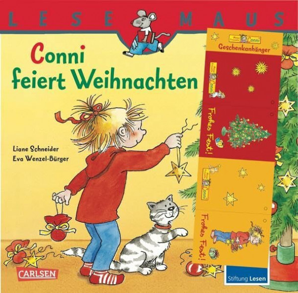 LESEMAUS, Band 58: Conni feiert Weihnachten: Mit tollen Conni-Geschenkanhängern