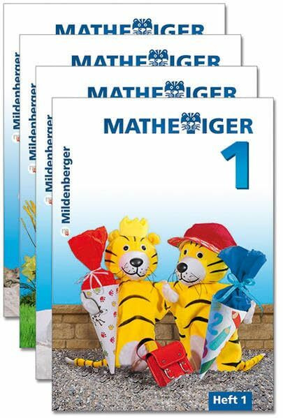 Mathetiger 1 Jahreszeiten-Hefte, Klasse 1: 4 Hefte