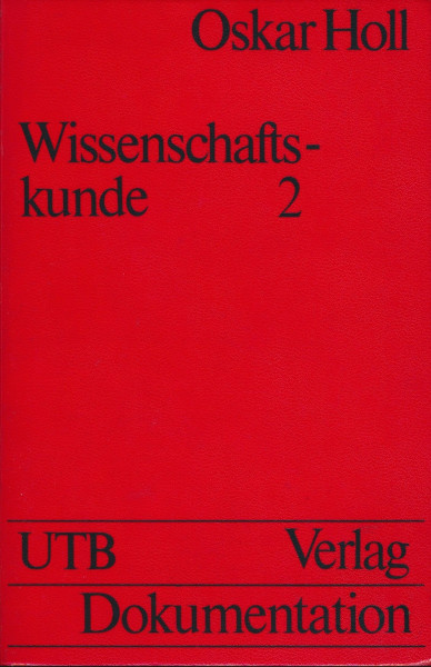 Wissenschaftskunde II.