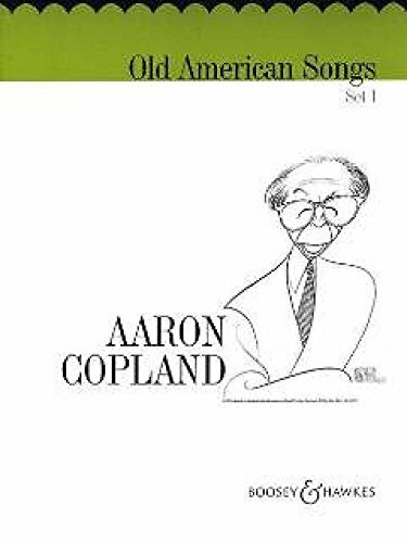 Old American Songs: Set One. mittlere Singstimme und Orchester. Klavierauszug.