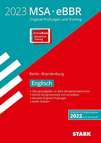 STARK Original-Prüfungen und Training MSA/eBBR 2023 - Englisch - Berlin/Brandenburg (STARK-Verlag - Abschlussprüfungen)