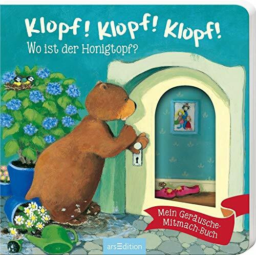 Klopf! Klopf! Klopf! Wo ist der Honigtopf?: Mein Geräusche-Mitmach-Buch
