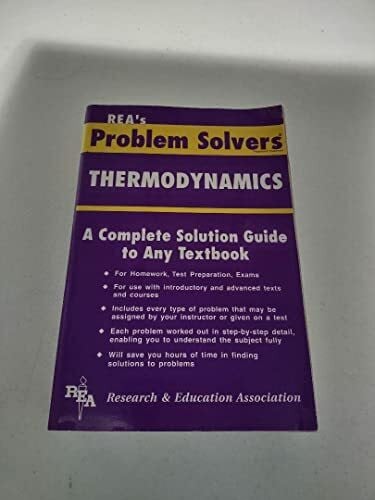 The Thermodynamics Problem Solver (Problem Solvers)