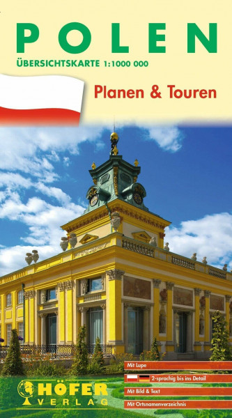 Höfer Straßenkarten, Polen: Planen & Touren (Höfer Verlag)