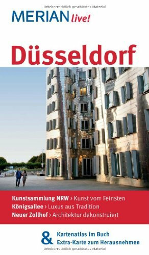 MERIAN live! Reiseführer Düsseldorf: MERIAN live! - Mit Kartenatlas im Buch und Extra-Karte zum Herausnehmen