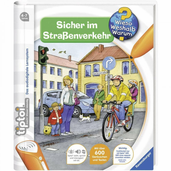 tiptoi® Sicher im Straßenverkehr: Mit über 600 Geräuschen und Texten (tiptoi® Wieso? Weshalb? Warum?, Band 4)