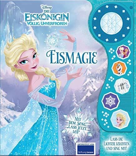 Lightshow Soundbuch - Disney - Die Eiskönigin, Eismagie - interaktives Pappbilderbuch mit leuchtendem Kristall-Licht und fünf zauberhaften Geräuschen: .