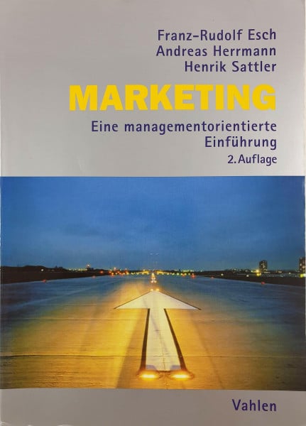 Marketing: Eine managementorientierte Einführung