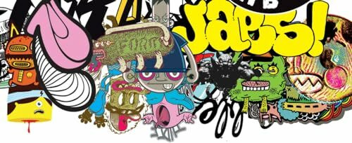 Sticker Bomb: Stickerbuch. By Studio Rarekwai. With ober 250 peelable stickers