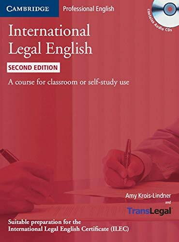 International Legal English: Student's Book + 3 Audio CDs