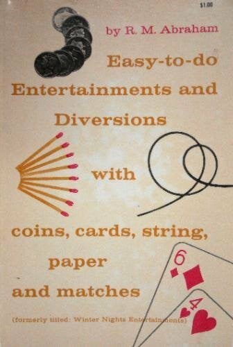 Easy to Do Entertainments and Diversions With Cards