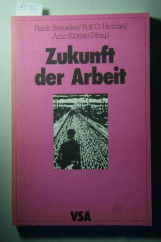 Zukunft der Arbeit. Eigenarbeit, Alternativökonomie?