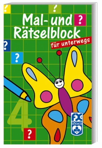 Mal- und Rätselblock für unterwegs 4. Mit neuer Rechtschreibung