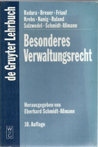 Besonderes Verwaltungsrecht (de Gruyter Lehrbuch)