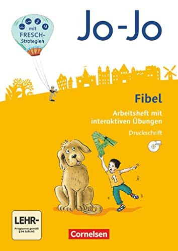 Jo-Jo Fibel - Allgemeine Ausgabe 2016: Arbeitsheft mit interaktiven Übungen - In Druckschrift mit Einlegern