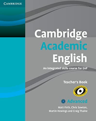 Klett Sprachen GmbH Cambridge Academic English C2, Advanced. Teacher's Book