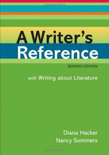 A Writers Reference By Hacker, Diana/ Sommers, Nancy