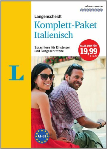 Langenscheidt Komplett-Paket Italienisch - 3 Bücher mit 8 CDs: Der Sprachkurs für Einsteiger und Fortgeschrittene: Sprachkurs für Einsteiger und Fortgeschrittene. Niveau A1-B1