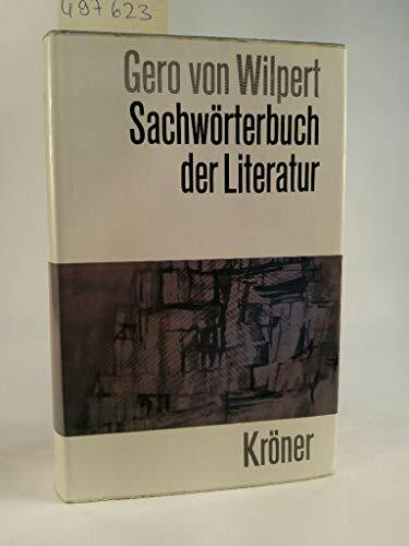 Sachwörterbuch der Literatur