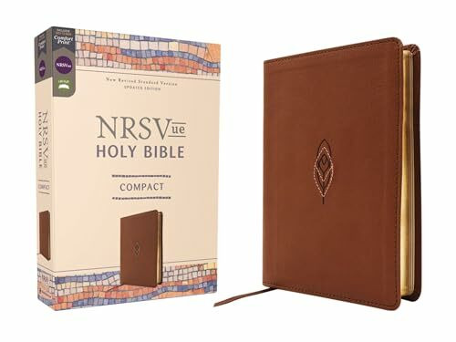 NRSVue, Holy Bible, Compact, Leathersoft, Brown, Comfort Print: New Revised Standard Version Updated Edition, Brown, Leathersoft, Comfort Print, with Maps, 1 Satin Ribbon Marker