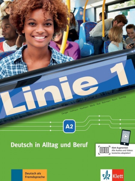 Linie 1 A2. Kurs- und Übungsbuch mit Audios und Videos