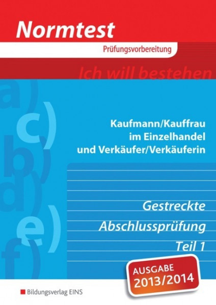 Normtest Kaufmann/Kauffrau im Einzelhandel und Verkäufer/-in