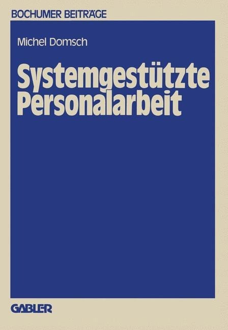 Systemgest�tzte Personalarbeit