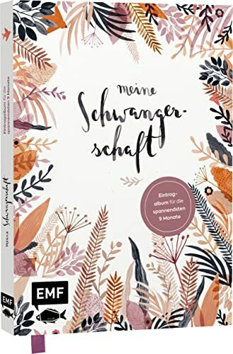 Meine Schwangerschaft – Illustriertes Eintragalbum für die spannendsten 9 Monate: Zum Festhalten von Gefühlen, Gedanken und Wehwehchen sowie Infos zu ... – Buch mit Leinenstruktur und Leseband
