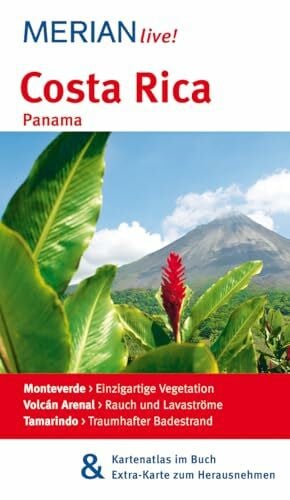 Costa Rica mit Panama: MERIAN live! - Mit Kartenatlas im Buch und Extra-Karte zum Herausnehmen
