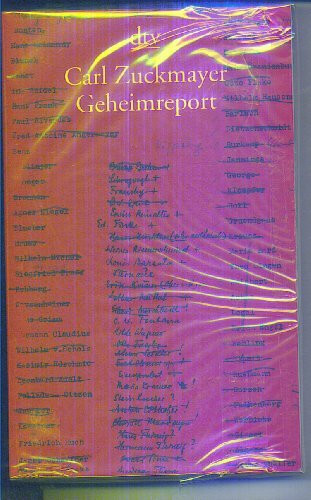 Carl Zuckmayer: Geheimreport