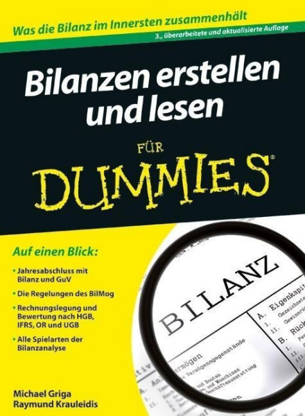 Bilanzen erstellen und lesen für Dummies