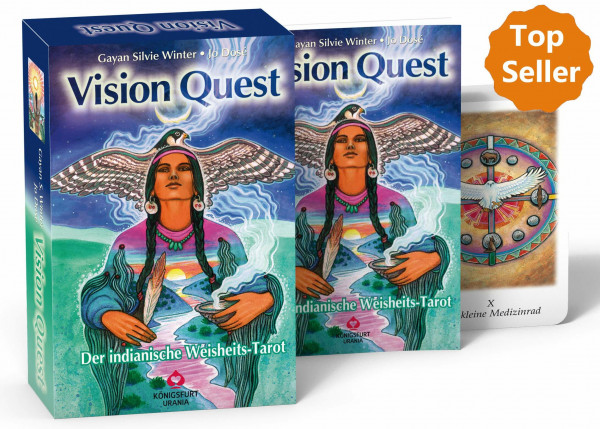 Vision Quest. Buch mit 78 Karten: Der indianische Weisheits-Tarot: Set mit Buch und Karten (Deutsch)