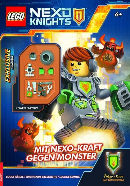 LEGO® Nexo Knights™ Mit Nexo-Kraft gegen Monster: mit Minifigur: Coole Rätsel, spannende Geschichte, lustige Comics