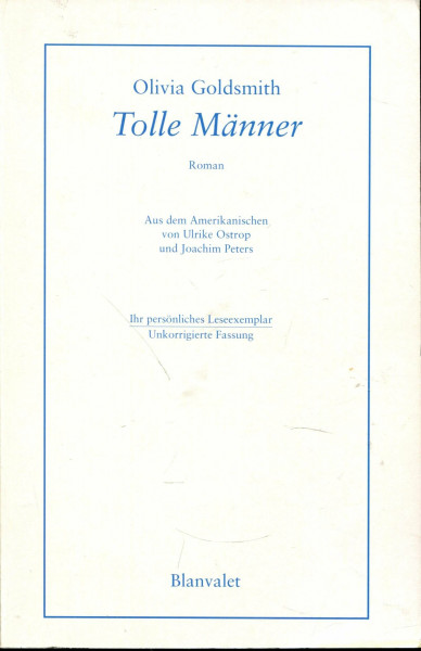 Tolle Männer: Roman