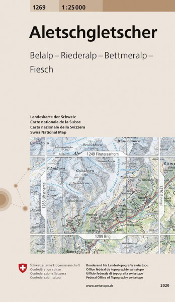 Swisstopo 1 : 25 000 Aletschgletscher