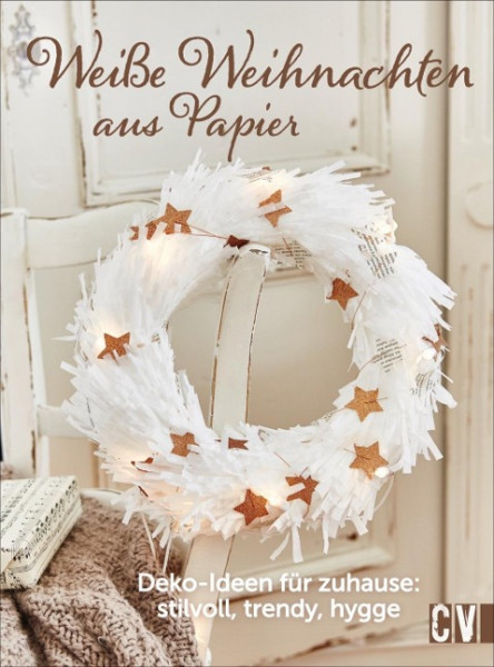 Weiße Weihnachten aus Papier