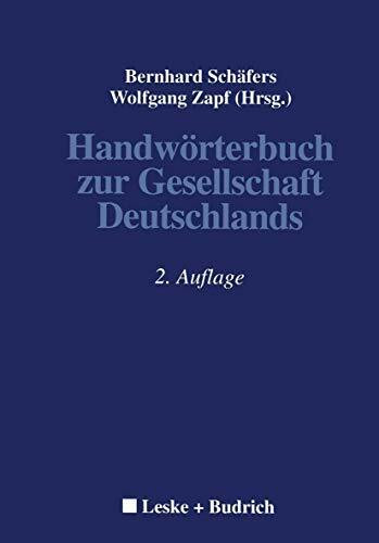 Handwörterbuch zur Gesellschaft Deutschlands