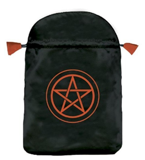 Pentacle Satin Tarot Bag