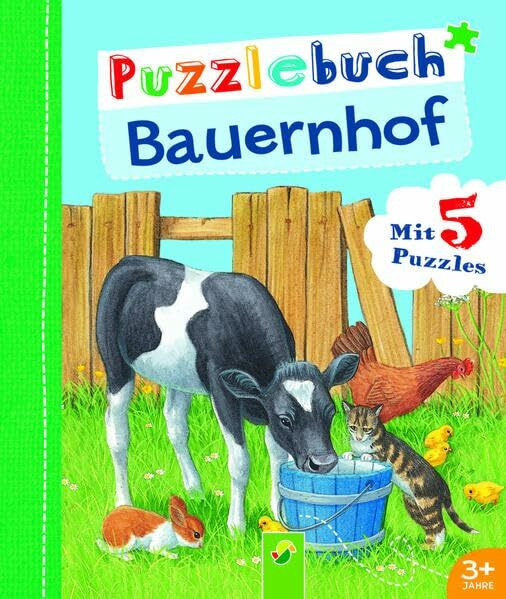 Puzzlebuch Bauernhof: Mit 5 Puzzles