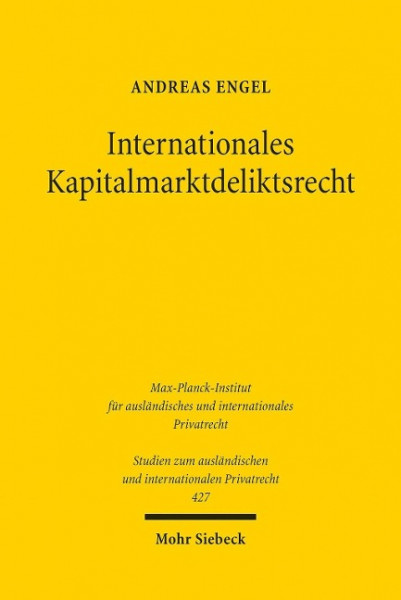Internationales Kapitalmarktdeliktsrecht