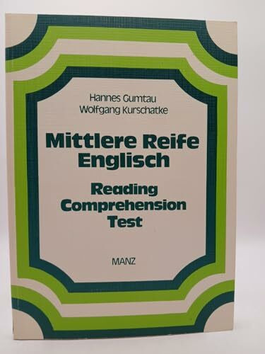 Mittlere Reife Englisch I Reading Comprehension Test